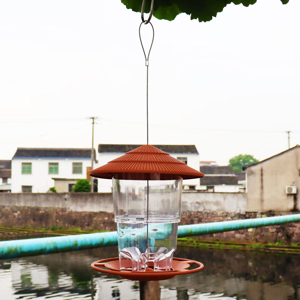 Multi-Functional Outdoor Hanging Automatic Bird Feeder Lazy Bird Feeding Device for Cross-Border Supply