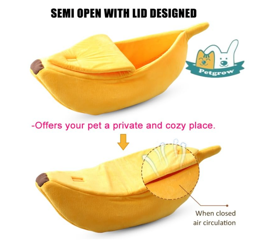 Banana Bed for Cats