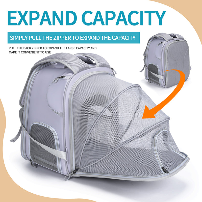 Expandable Pet Cat Backpack
