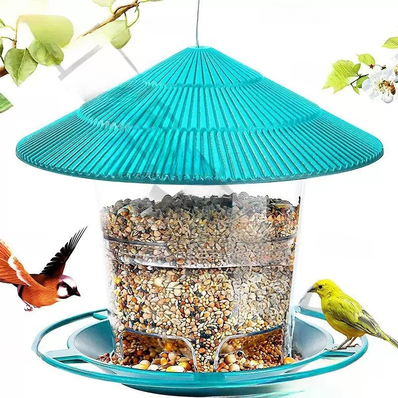 Multi-Functional Outdoor Hanging Automatic Bird Feeder Lazy Bird Feeding Device for Cross-Border Supply