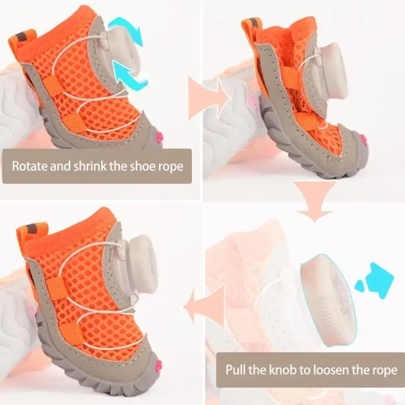 Adjustable Warm Boots for Pet (Pack of 4)