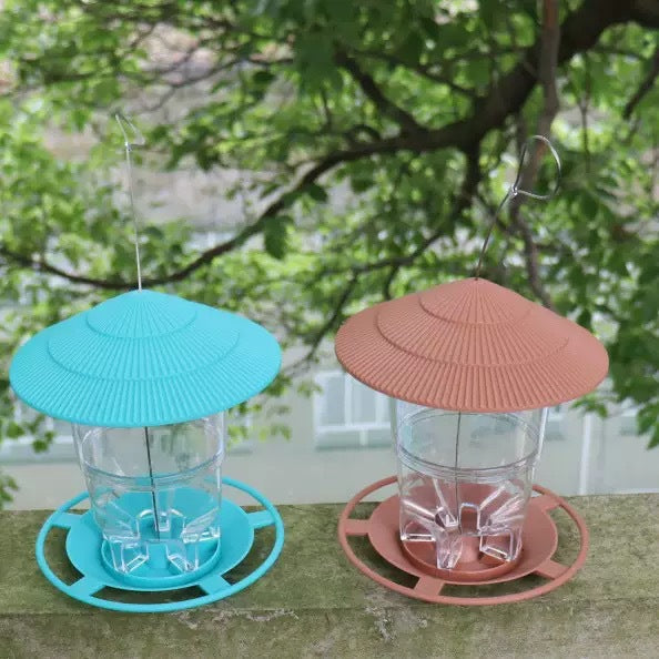 Multi-Functional Outdoor Hanging Automatic Bird Feeder Lazy Bird Feeding Device for Cross-Border Supply