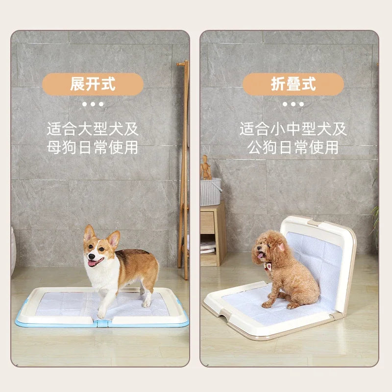 Foldable Dog Toilet Tray